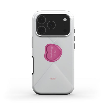 Funda para iPhone con motivo de cerezas color: rosa – The Cherry On Top iPhone MagSafe