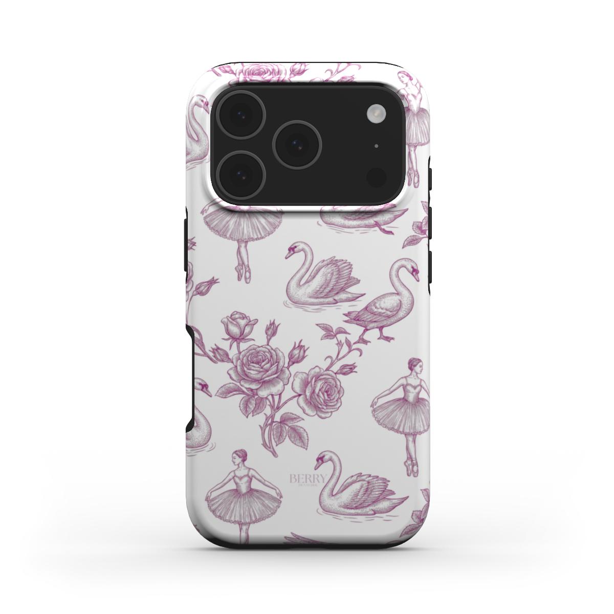 iPhone-skal med dekorativ design – Royal Swan