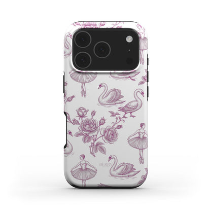 iPhone-skal med dekorativ design – Royal Swan