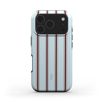 iPhone-skal med randig design färg: blå – Powder