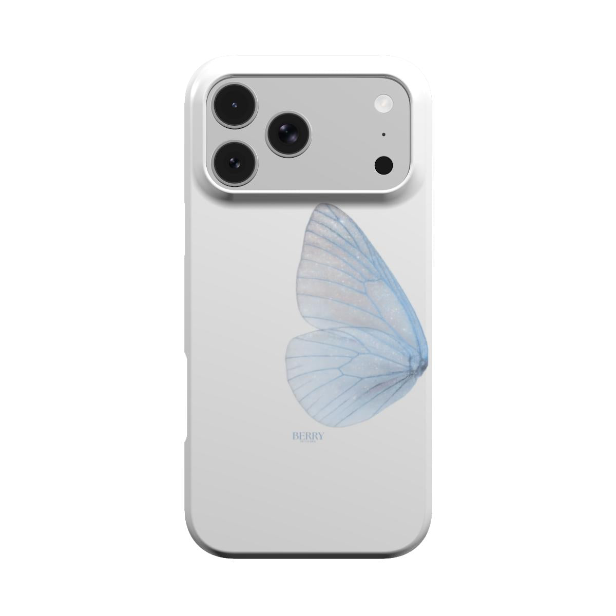 Custodia per iPhone con design raffinato colore: giallo crema – Butterfly Dreams Pacific