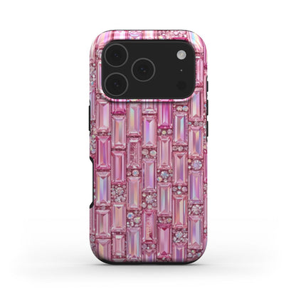 iPhone-skal med glamorös design färg: rosa – Ibiza iPhone MagSafe