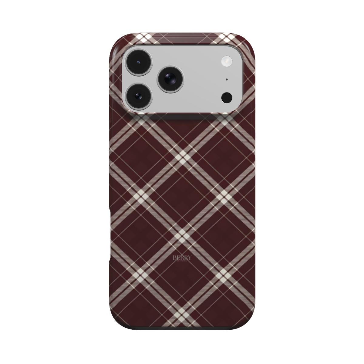Θήκη iPhone με κομψό σχέδιο χρώμα: κόκκινο – Royal Cozy