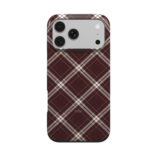 Coque pour iPhone avec design épuré couleur : rouge – Royal Cozy