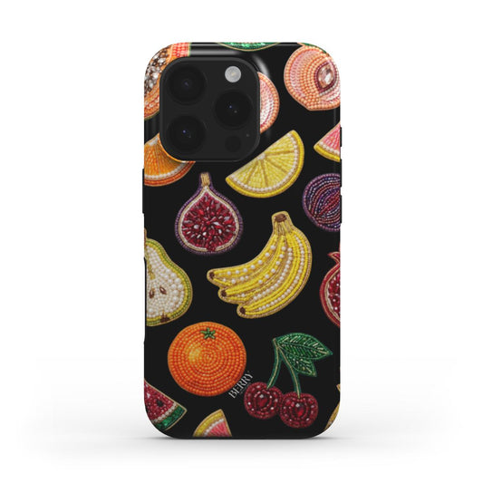 iPhone-Hülle mit dekorativem Muster – Bella Frutta iPhone MagSafe