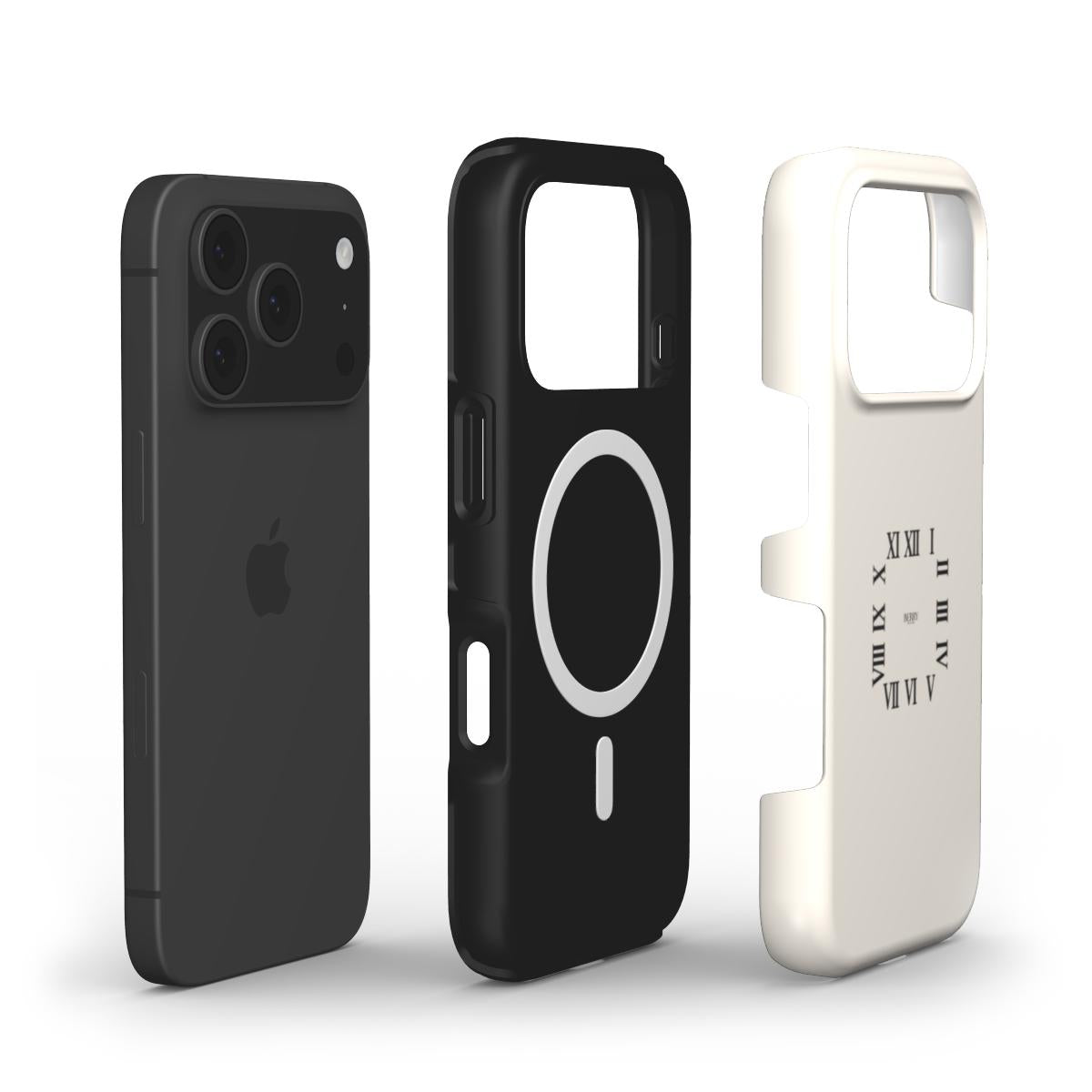 iPhone-Hülle mit dekorativem Muster – Time iPhone MagSafe