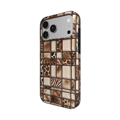 Θήκη iPhone με λεοπάρ μοτίβο – Glass Cat iPhone MagSafe