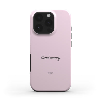 iPhone-skal med rosmotiv färg: rosenrosa – Send Money Rose