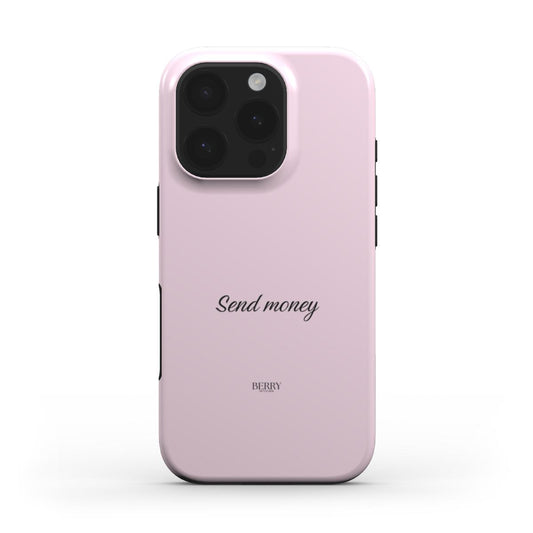 iPhone-skal med rosmotiv färg: rosenrosa – Send Money Rose