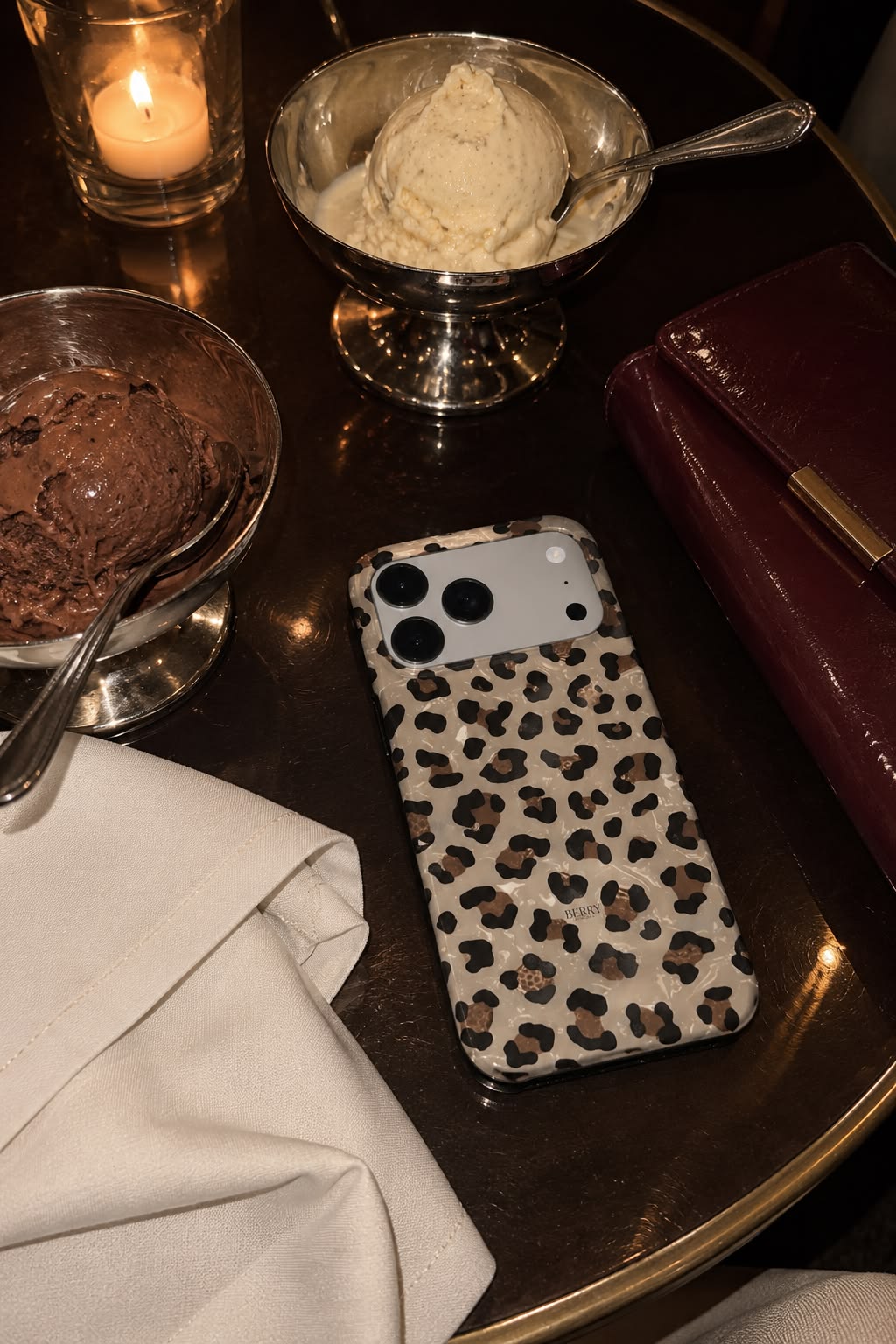 iPhone-hoesje met luipaardprint – Wet Leopard