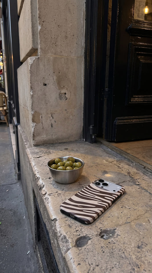 Funda para iPhone con diseño elegante color: blanco – Mocha