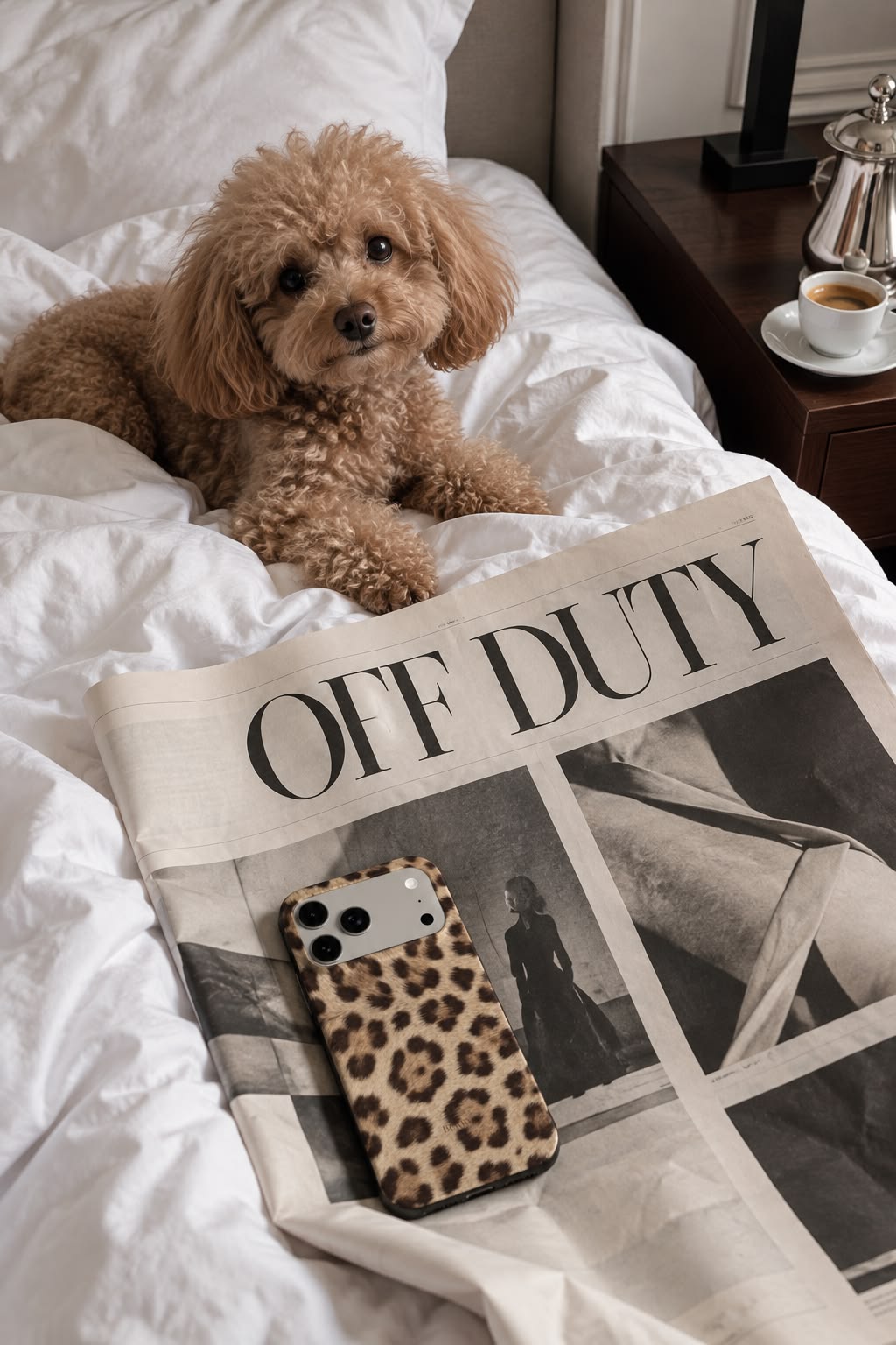 iPhone-Hülle mit Leopardenmuster Farbe: Braun – Wild Honey