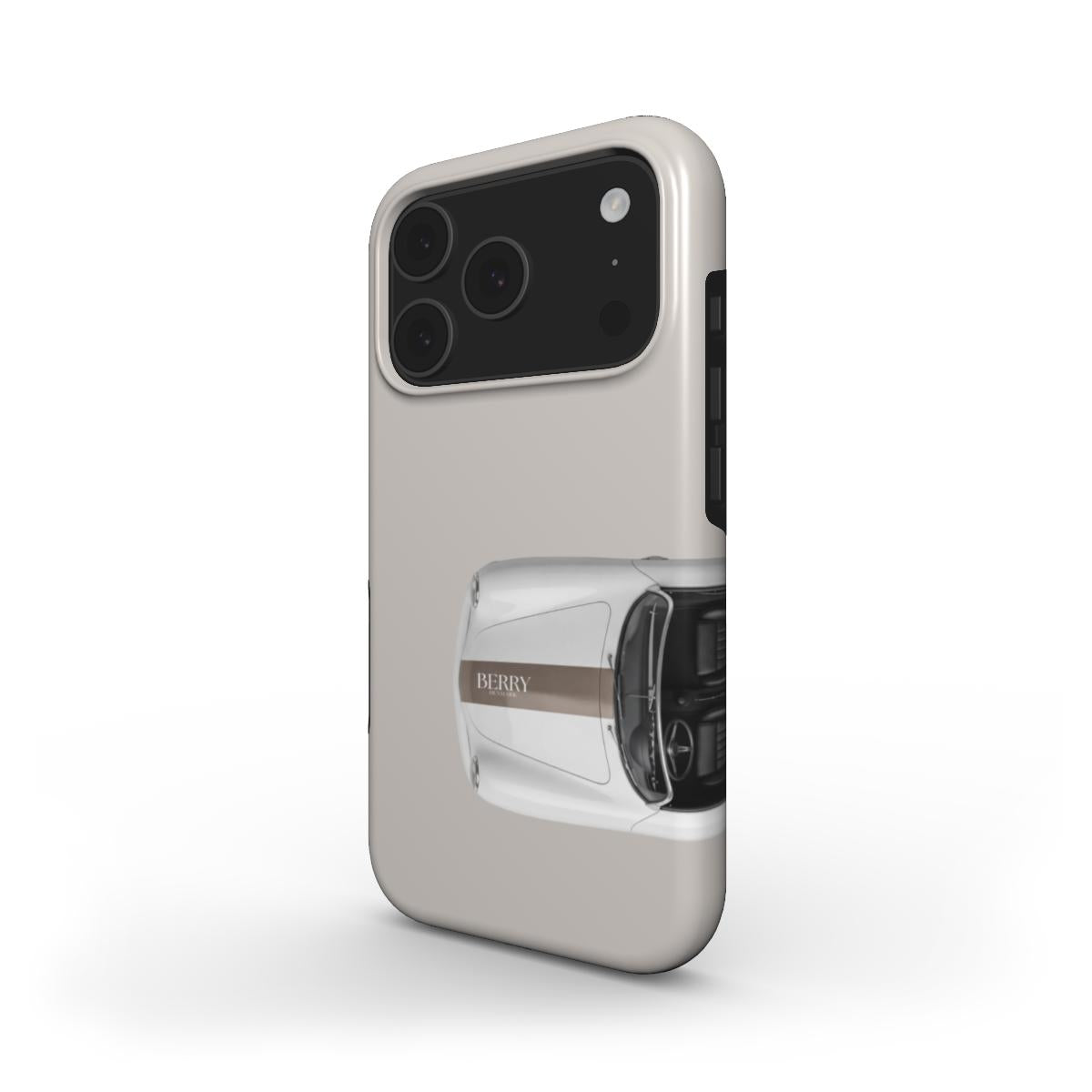 iPhone-deksel med dekorativt design – Latte Cabriolet