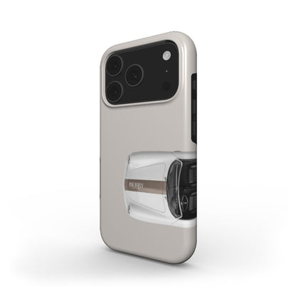 iPhone-deksel med dekorativt design – Latte Cabriolet