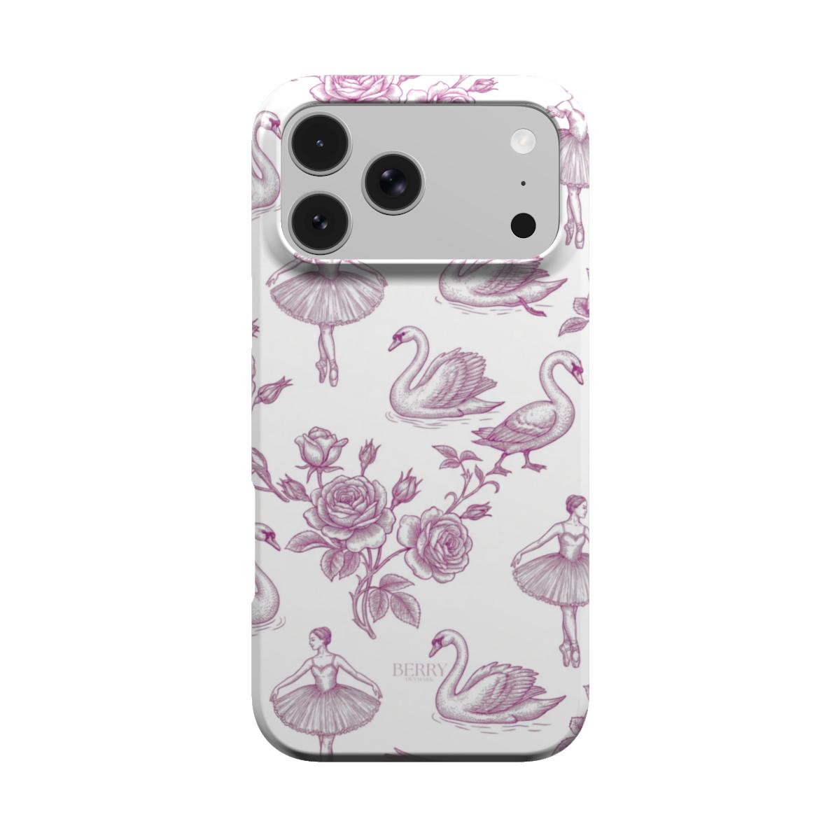 iPhone-skal med dekorativ design – Royal Swan