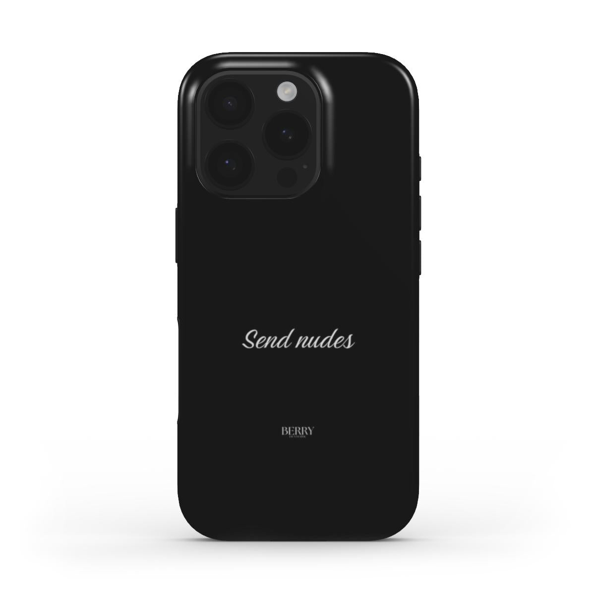 iPhone-hoesje met decoratief ontwerp – Send N*des Midnight