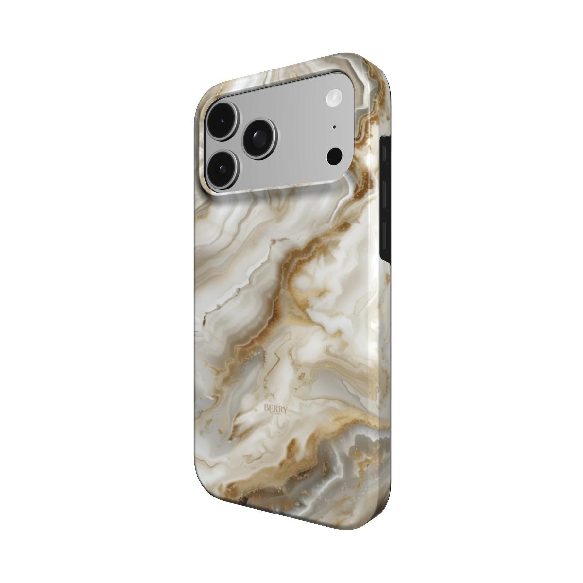 iPhone-Hülle mit Marmormuster Farbe: Beige – Desert Marble Quartz
