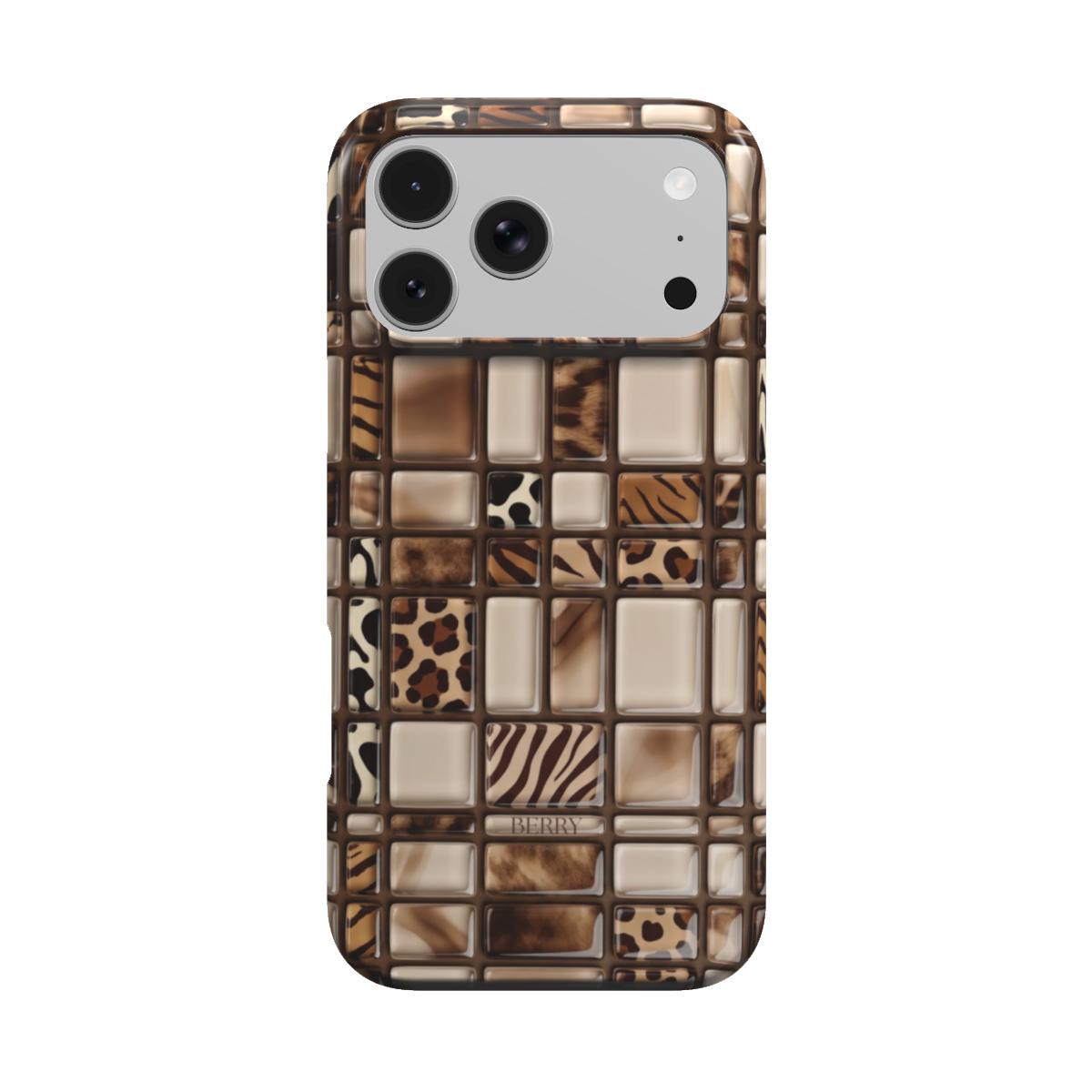 Θήκη iPhone με λεοπάρ μοτίβο – Glass Cat iPhone MagSafe