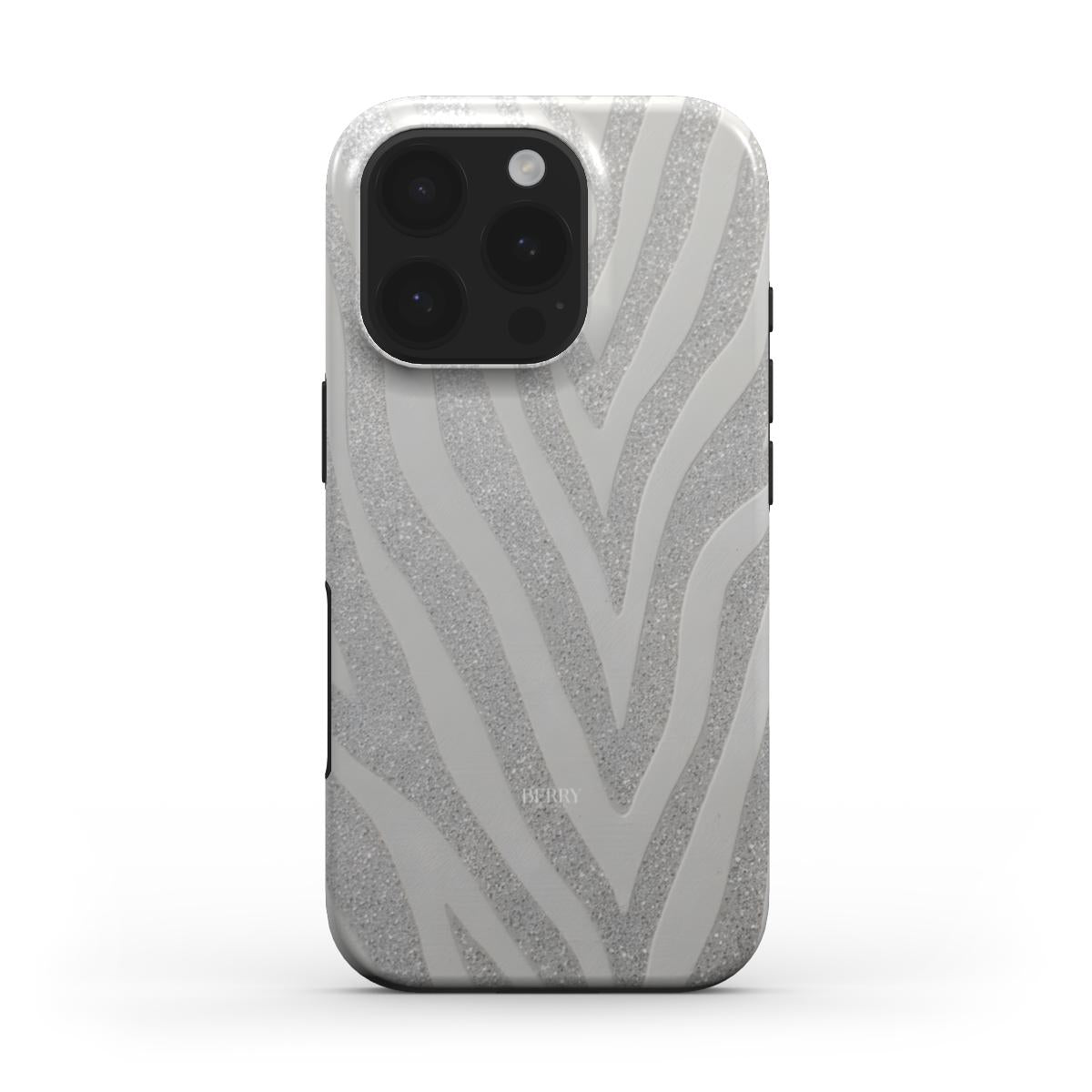 iPhone-deksel med glamorøst design – Glam Zebra iPhone MagSafe