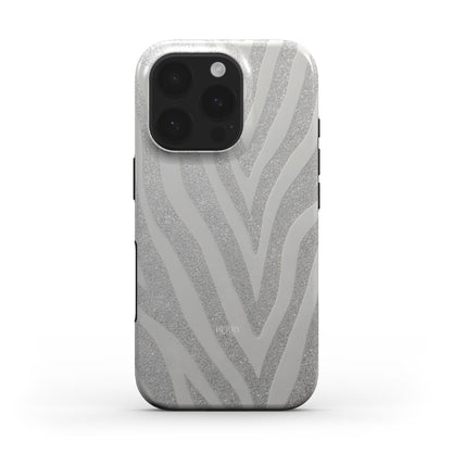 iPhone-deksel med glamorøst design – Glam Zebra iPhone MagSafe
