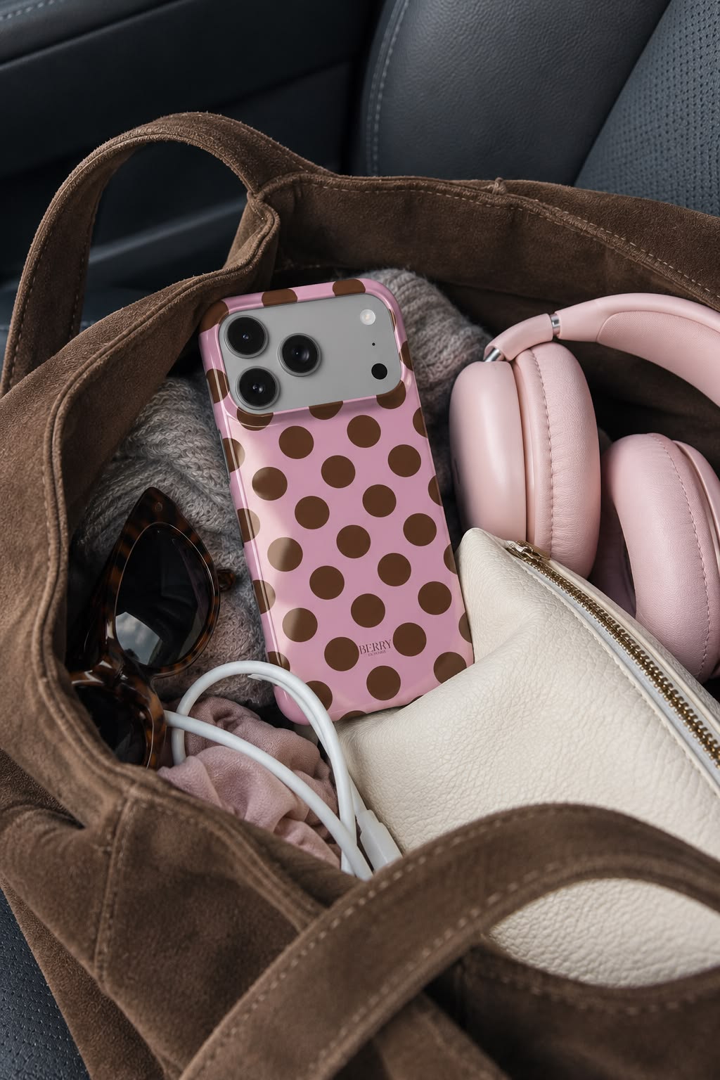 iPhone-Hülle mit Kirschmotiv – Cherry Cocoa