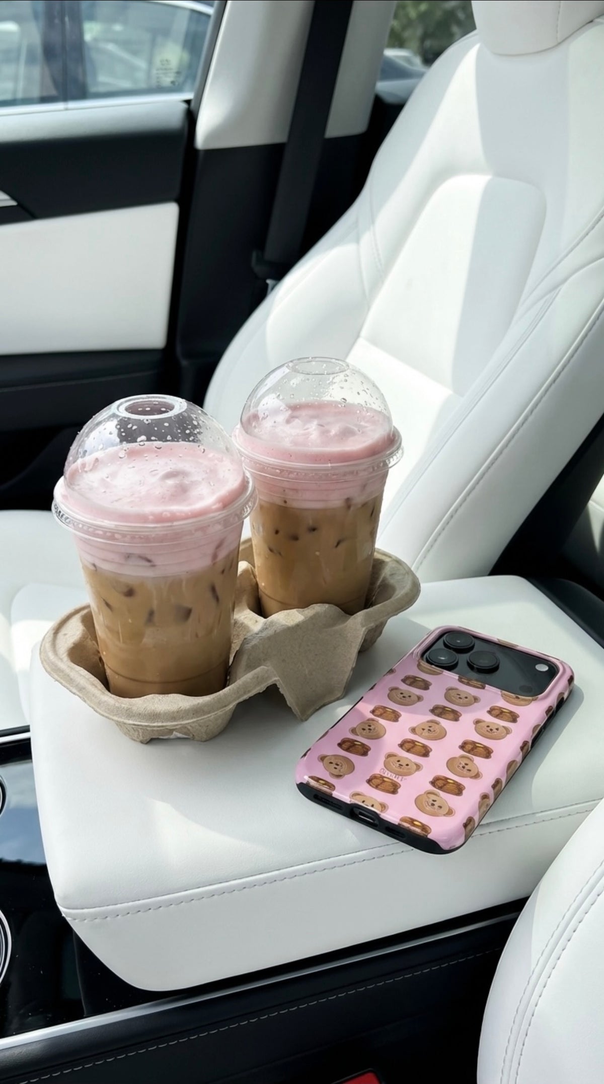 Coque pour iPhone avec design décoratif couleur : rose – Sweet Pancake