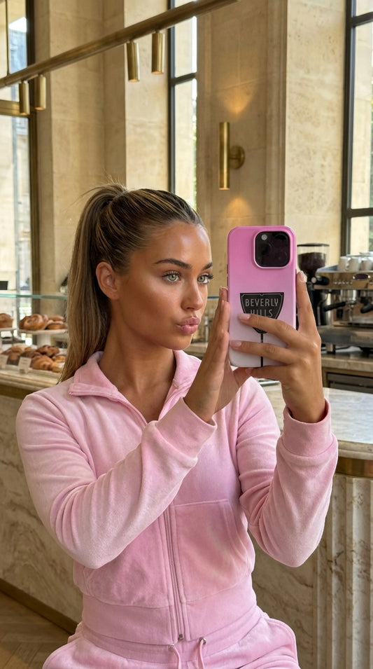 iPhone-Hülle mit dekorativem Muster Farbe: Rosa – Beverly Pink iPhone MagSafe