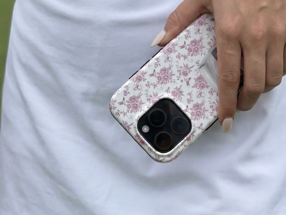 Θήκη iPhone με μοτίβο τριαντάφυλλων – Cabriolet dreams