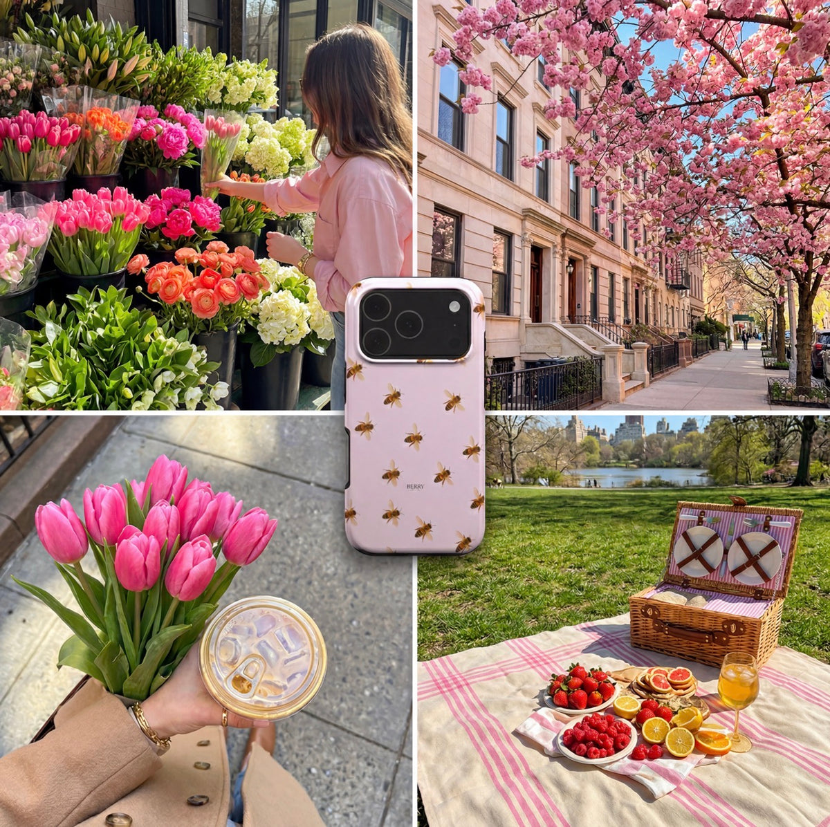 iPhone case with rose motif – Beasy Rose iPhone MagSafe