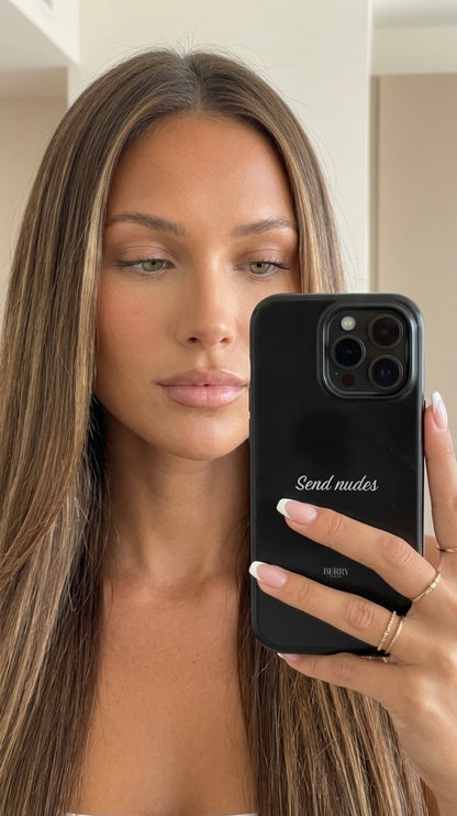 iPhone-hoesje met decoratief ontwerp – Send N*des Midnight