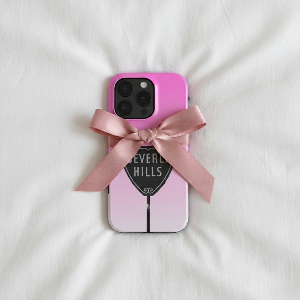 iPhone case with decorative pattern – Beverly Pink iPhone MagSafe