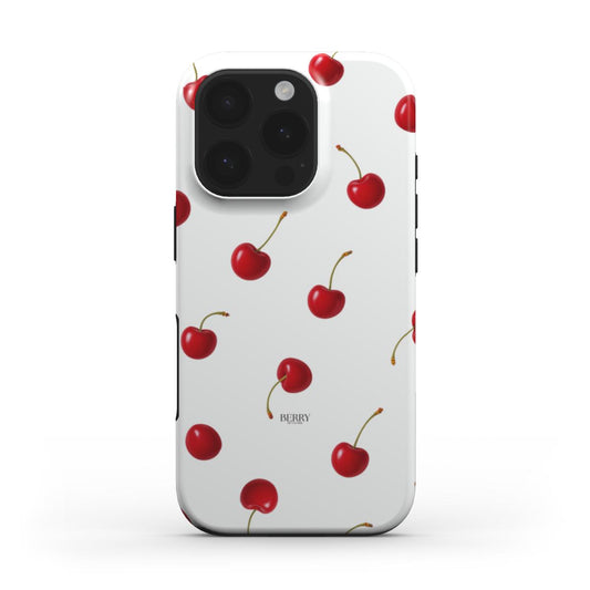 iPhone-hoesje met kersenmotief – Cherry Kisses Clean