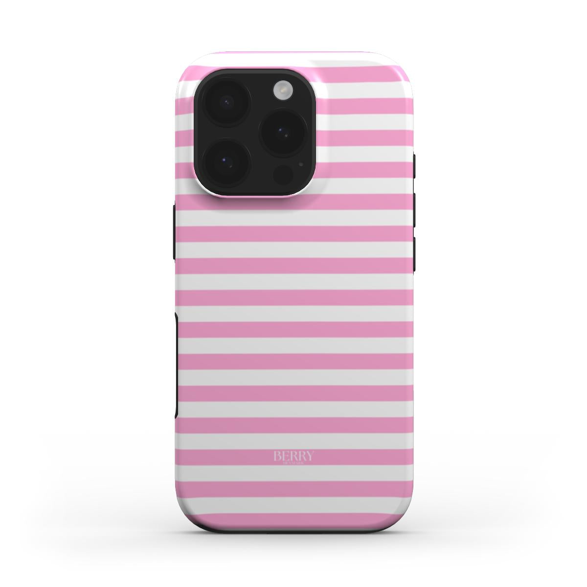 Funda para iPhone con rayas color: rosa – Pretty Pink iPhone MagSafe