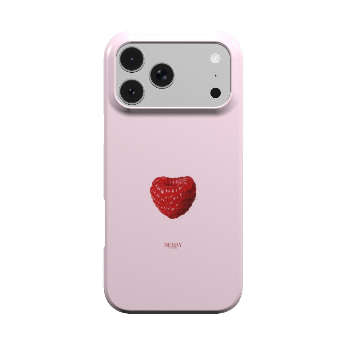Funda para iPhone con motivo de rosas color: rosa palo – Raspberry Rose