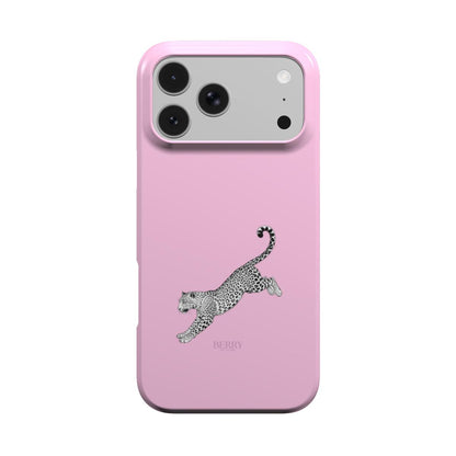 iPhone-Hülle mit Leopardenmuster Farbe: Rosa – Wild Thing iPhone MagSafe
