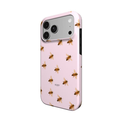 iPhone case with rose motif in rose pink – Beasy Rose
