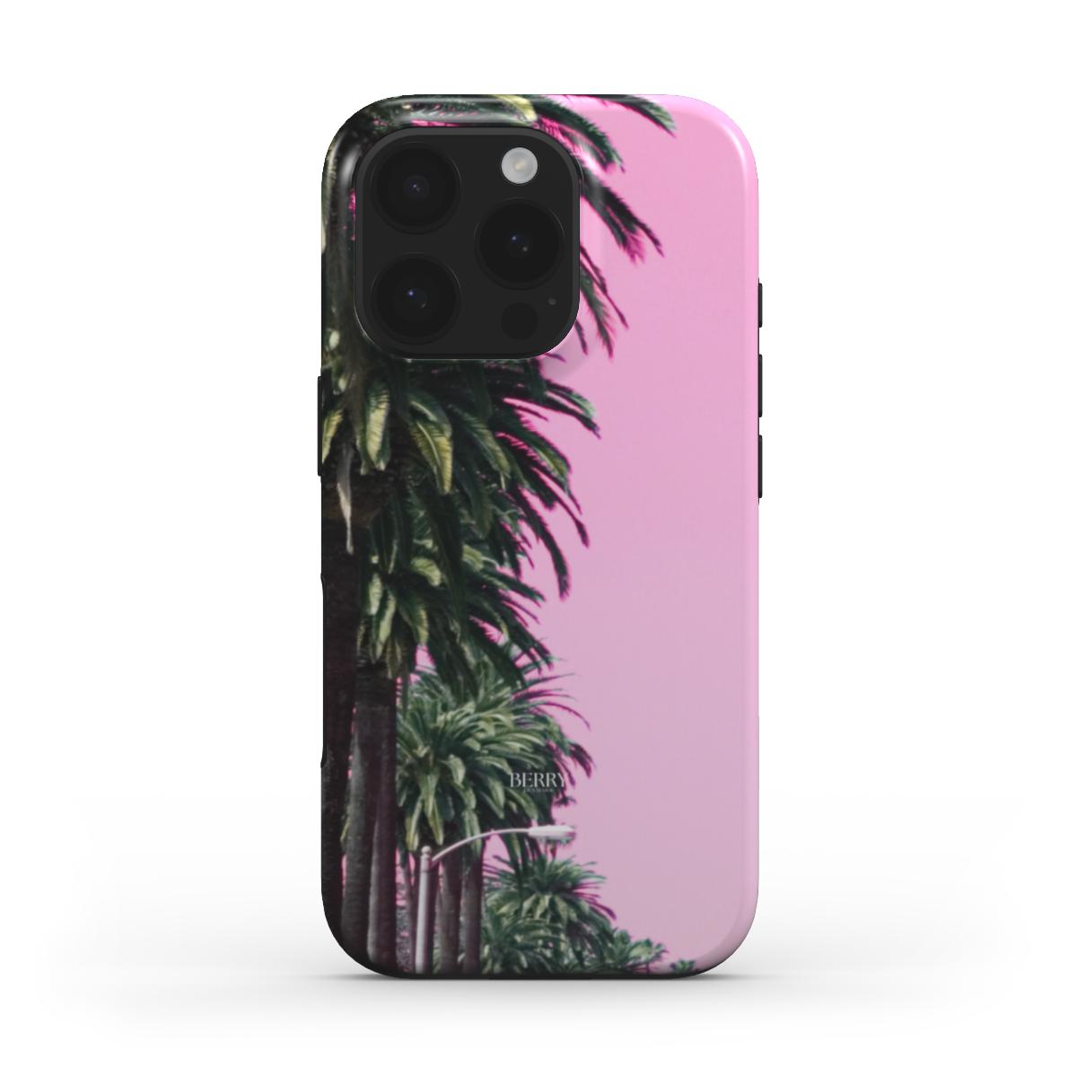 Custodia per iPhone con motivo di palme – Pink Dreams iPhone MagSafe
