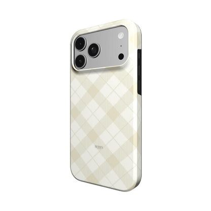 Funda para iPhone con diseño elegante – Cozy Vanilla