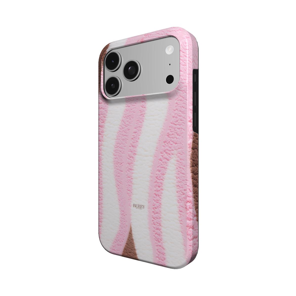 iPhone-skal med stilren design – Tricolore Berry