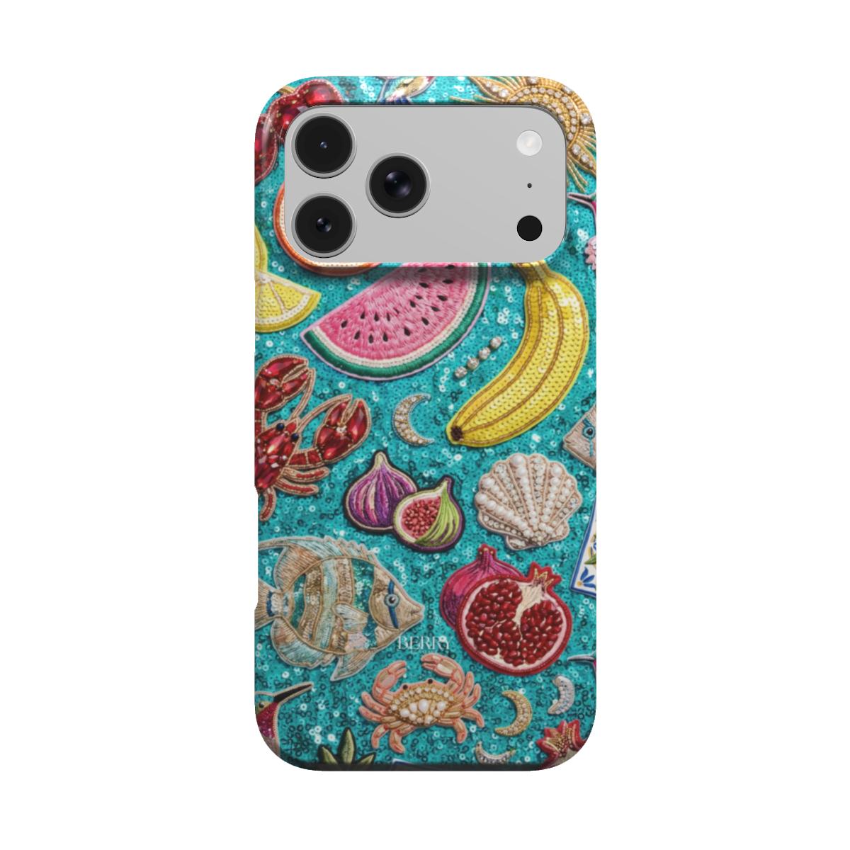 iPhone-Hülle mit dekorativem Muster – Capri Fever