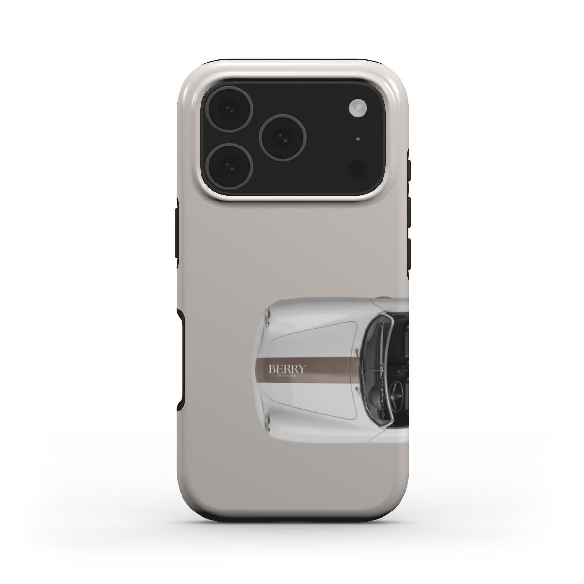 iPhone-deksel med dekorativt design – Latte Cabriolet