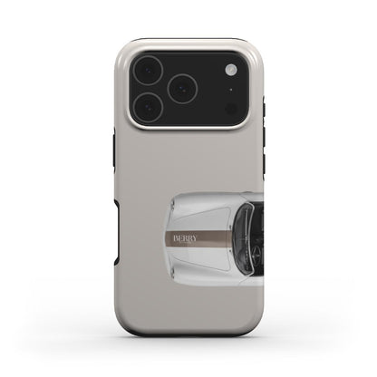 iPhone-deksel med dekorativt design – Latte Cabriolet