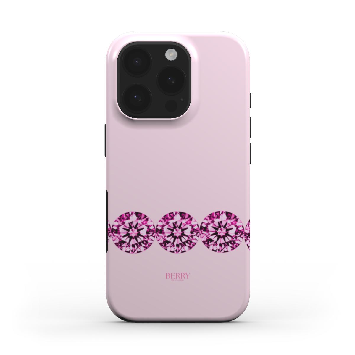 iPhone-deksel med dekorativt mønster – Pink Diamond iPhone MagSafe