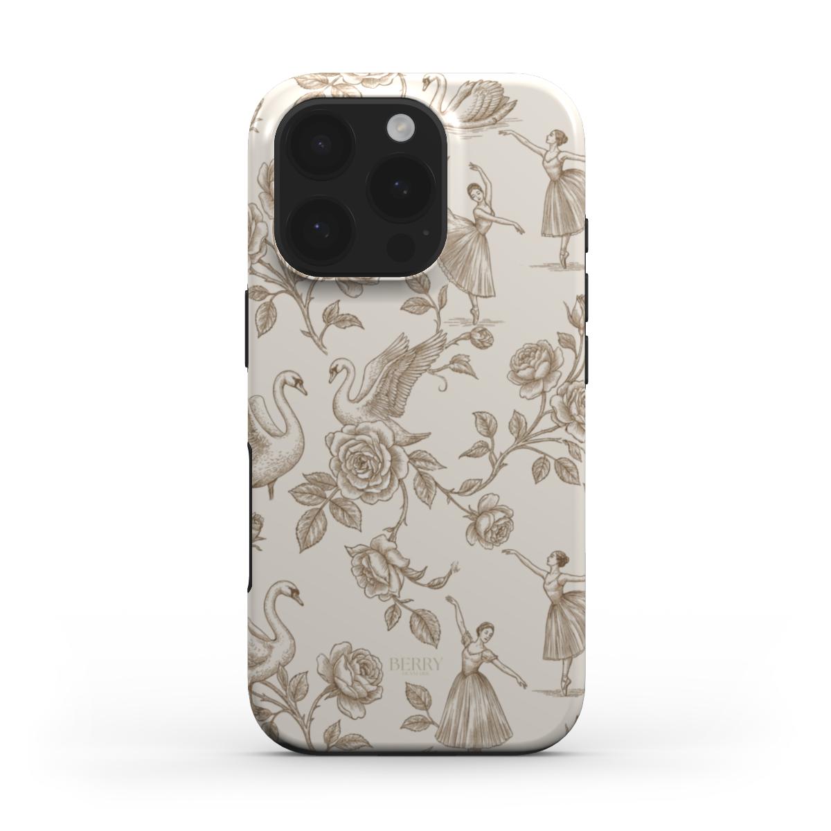 iPhone-skal med dekorativ design färg: röd – Royal Ballerina