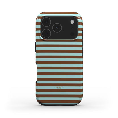 iPhone-Hülle mit Streifen – Blueberry Cookie