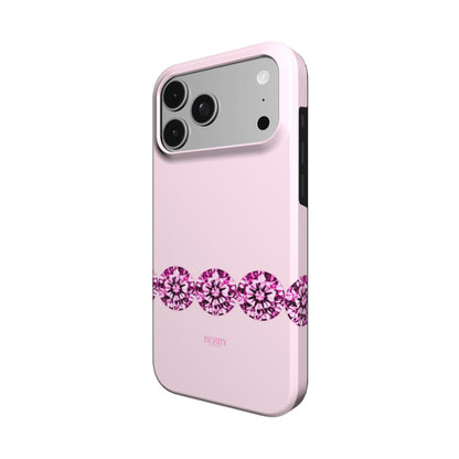 iPhone-deksel med dekorativt design farge: rosa – Pink Diamond