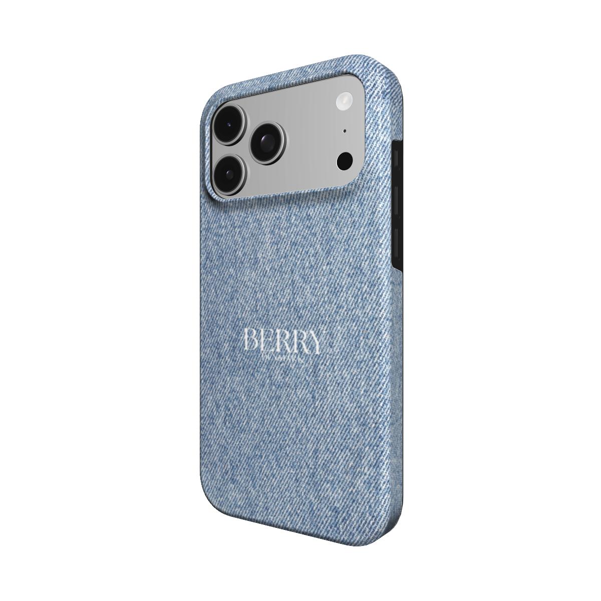 iPhone-Hülle mit schlichtem Design für einen individuellen Look – Denim Girly