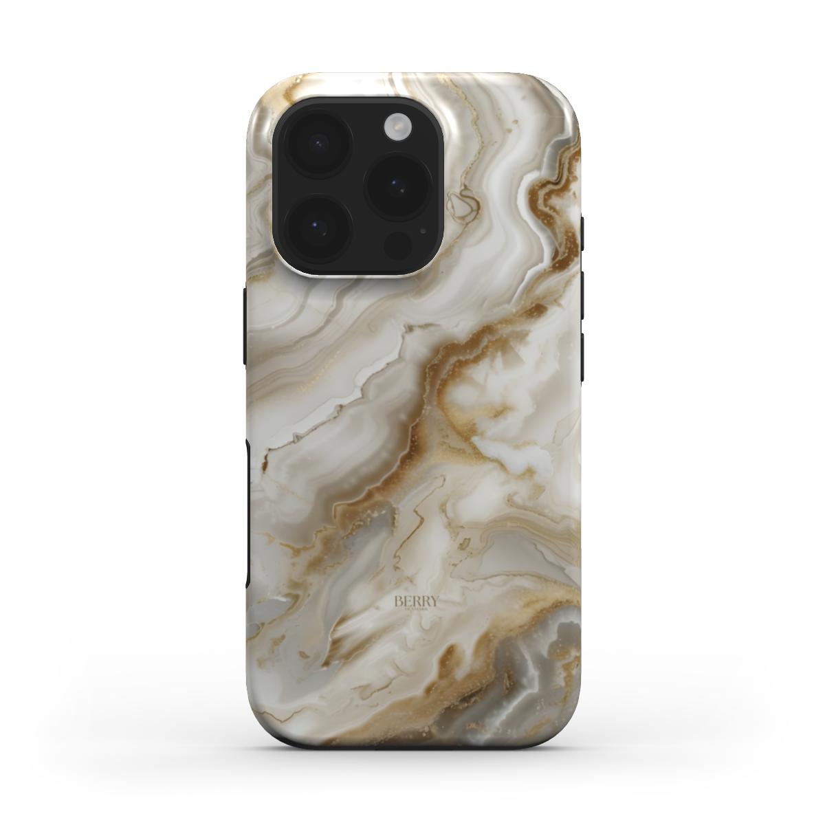 iPhone-Hülle mit Marmormuster Farbe: Beige – Desert Marble Quartz iPhone MagSafe