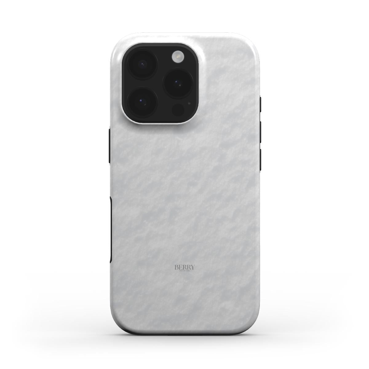Rødt iPhone-cover med dekorativt design, design Soft Snow