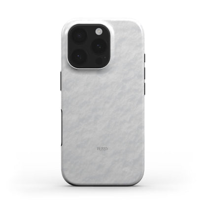 Rødt iPhone-cover med dekorativt design, design Soft Snow